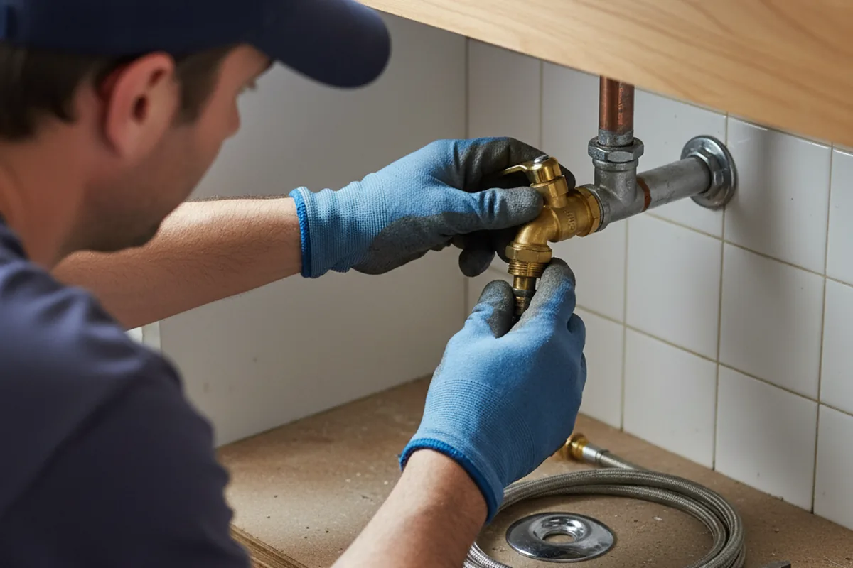 Shutoff valve and fitting work during Emergency Plumbing in Park Ridge
